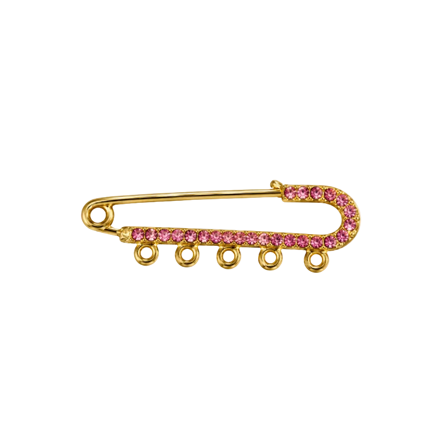 Pink Crystal Pin